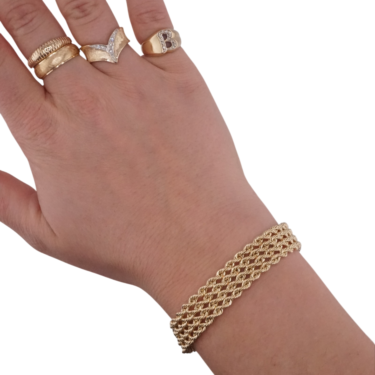 Four Row Rope Bracelet