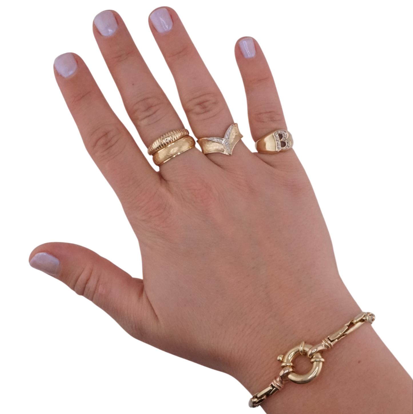 Link with Carabiner Closure Bracelet