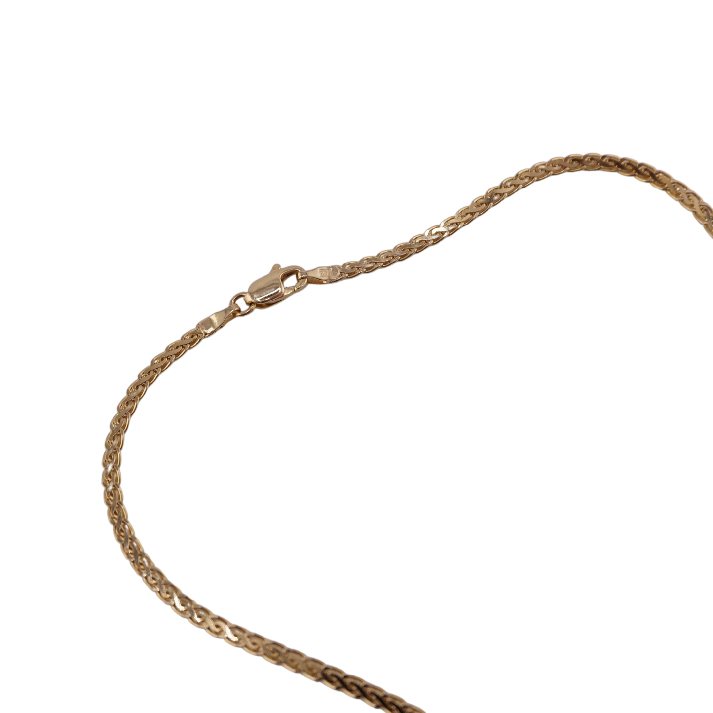 Flat Wheat Necklace