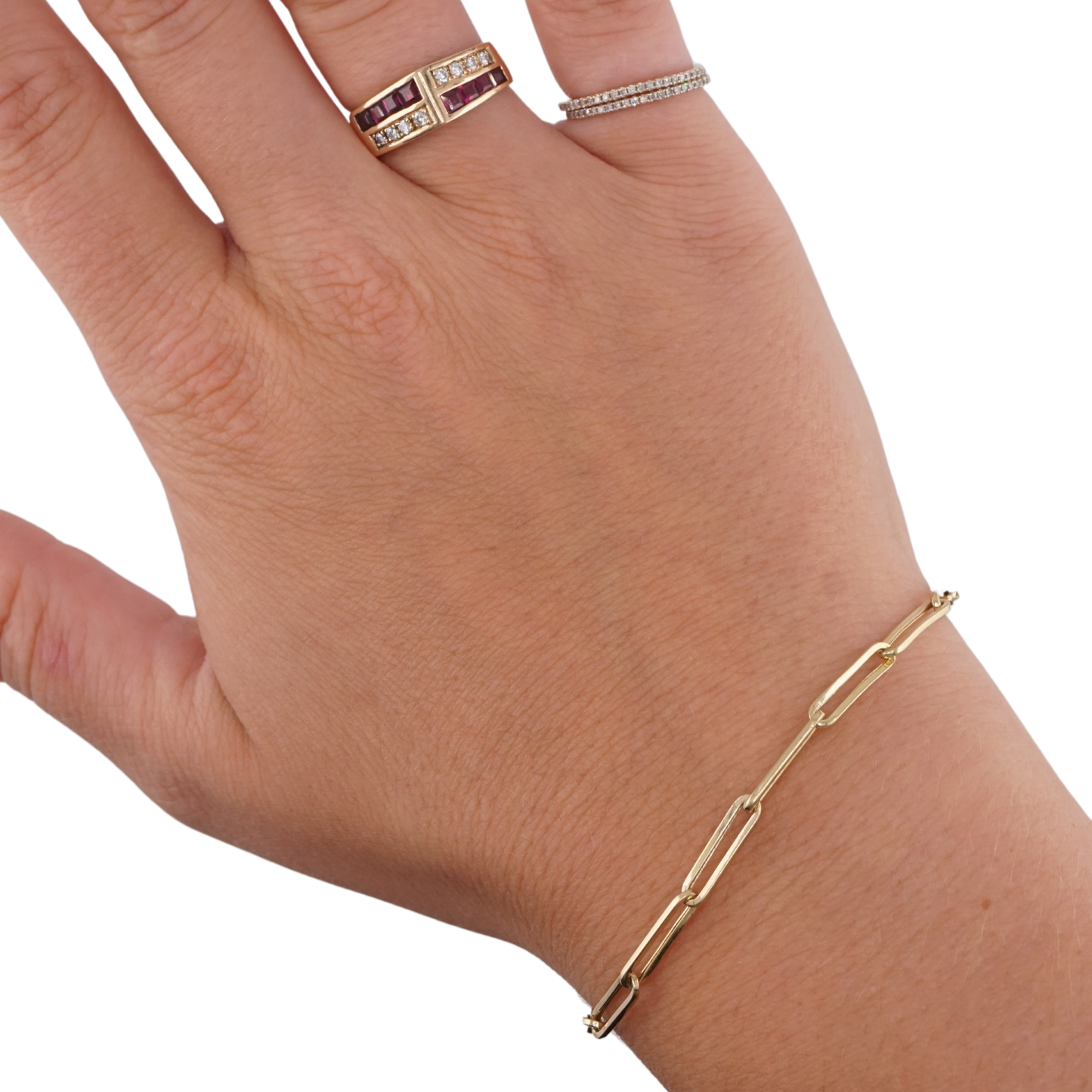 Paperclip Anklet