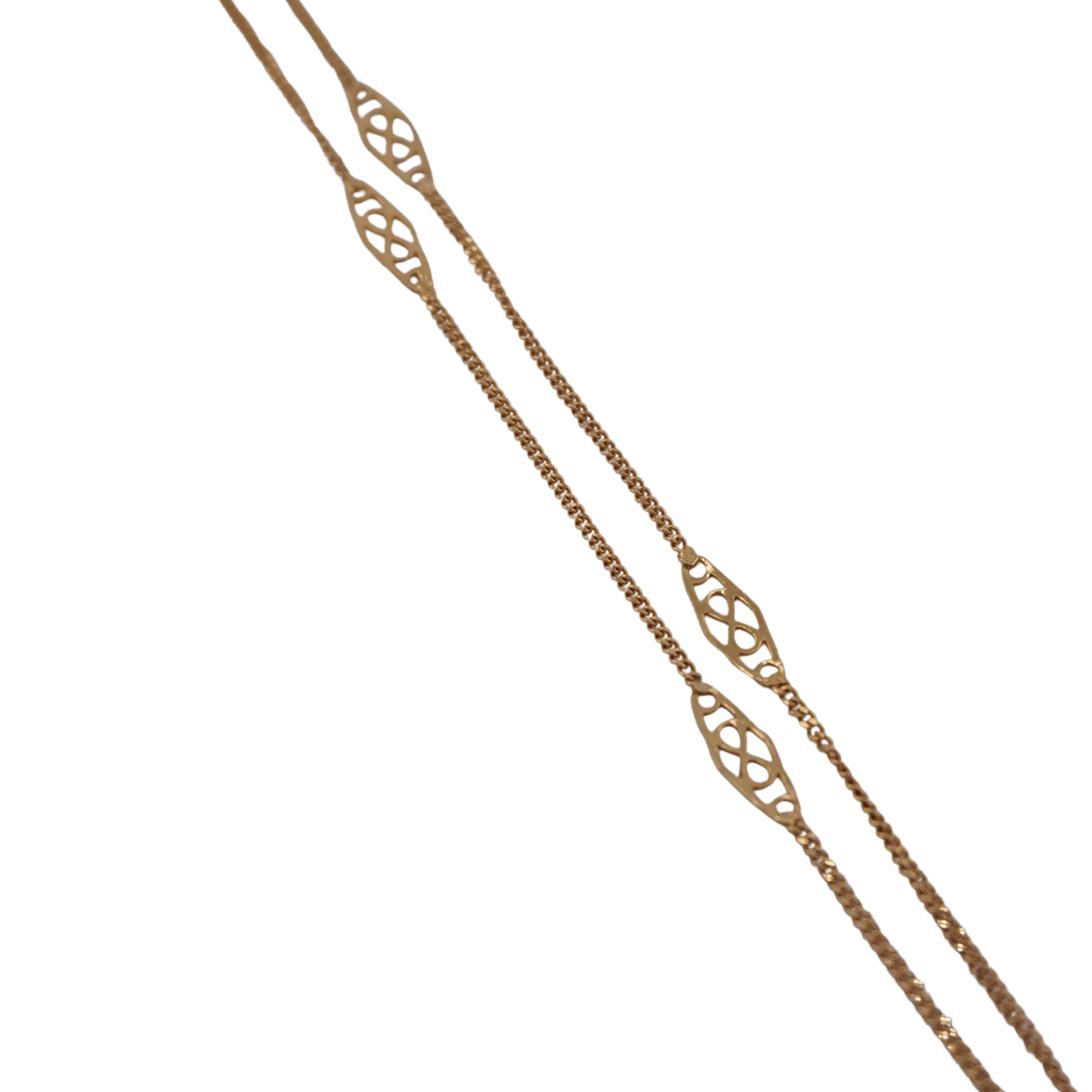 Plaque & Cable Combo Necklace