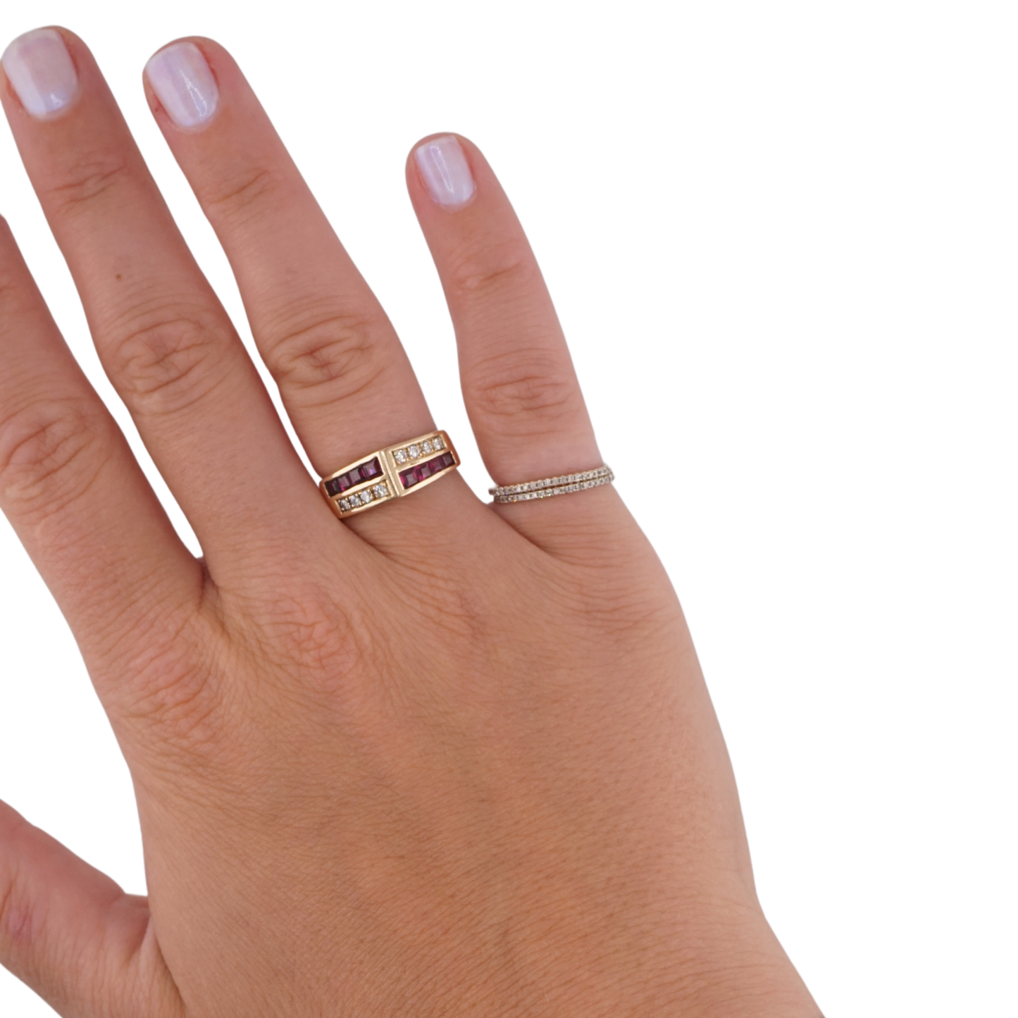 Diamond and Ruby Ring