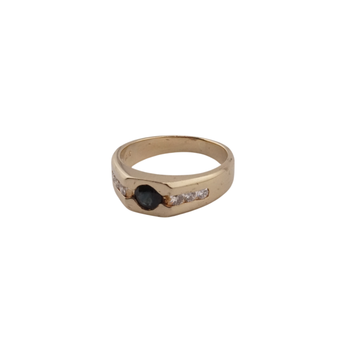 Sapphire & Diamond Ring