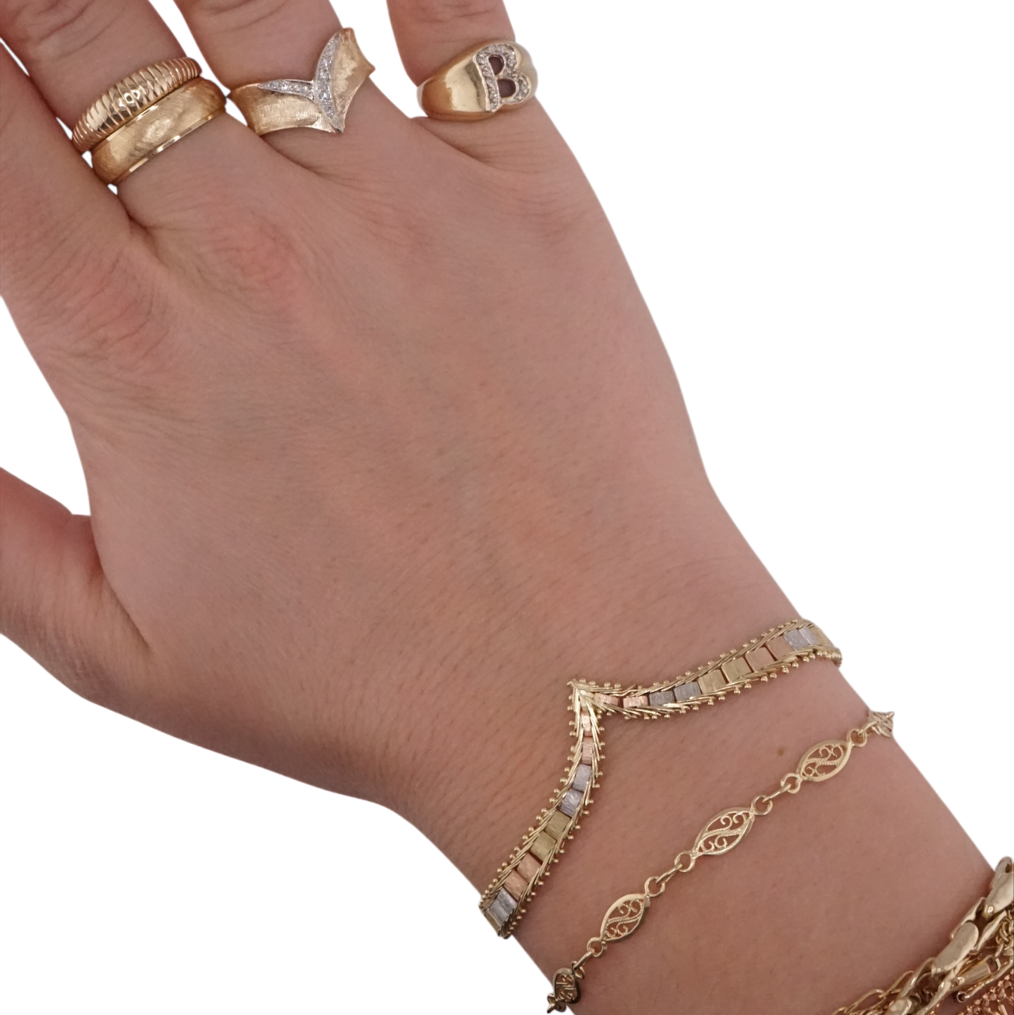 Tri Color Bolla Riccio Bracelet