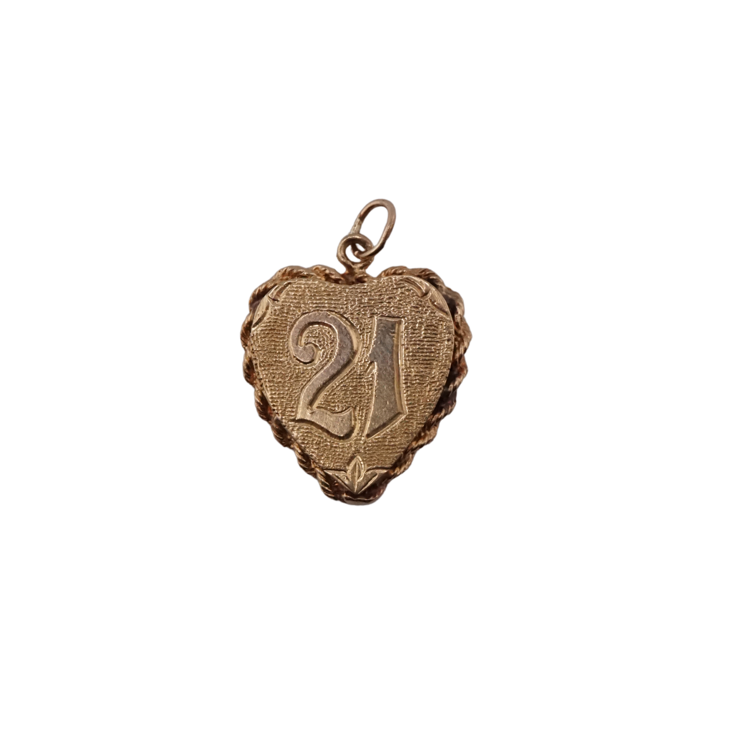 21 Heart Charm