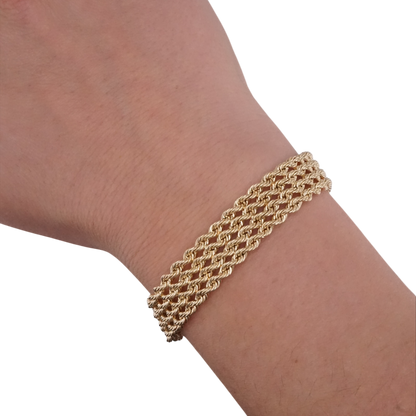 Four Row Rope Bracelet