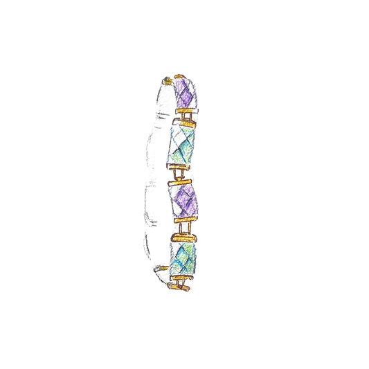 Jade & Amethyst Bracelet