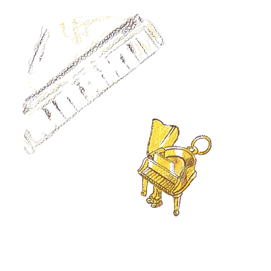 Grand Piano Charm