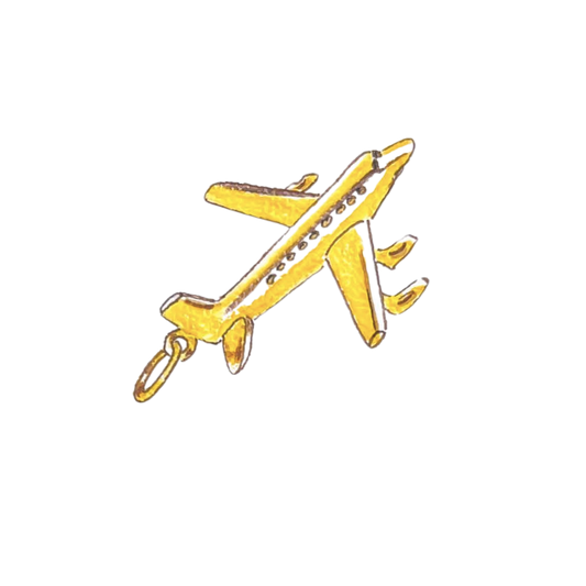 Airplane Charm