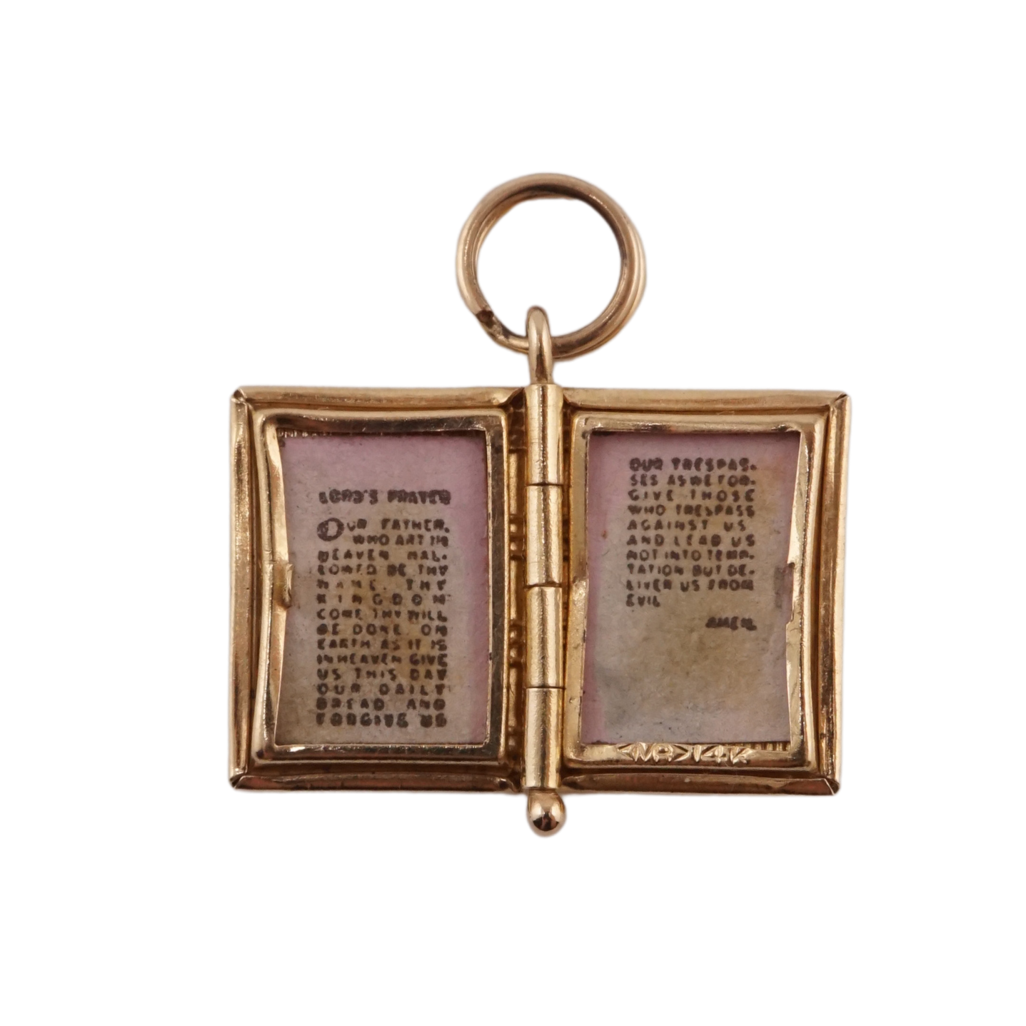 The Lord's Prayer Bible Charm