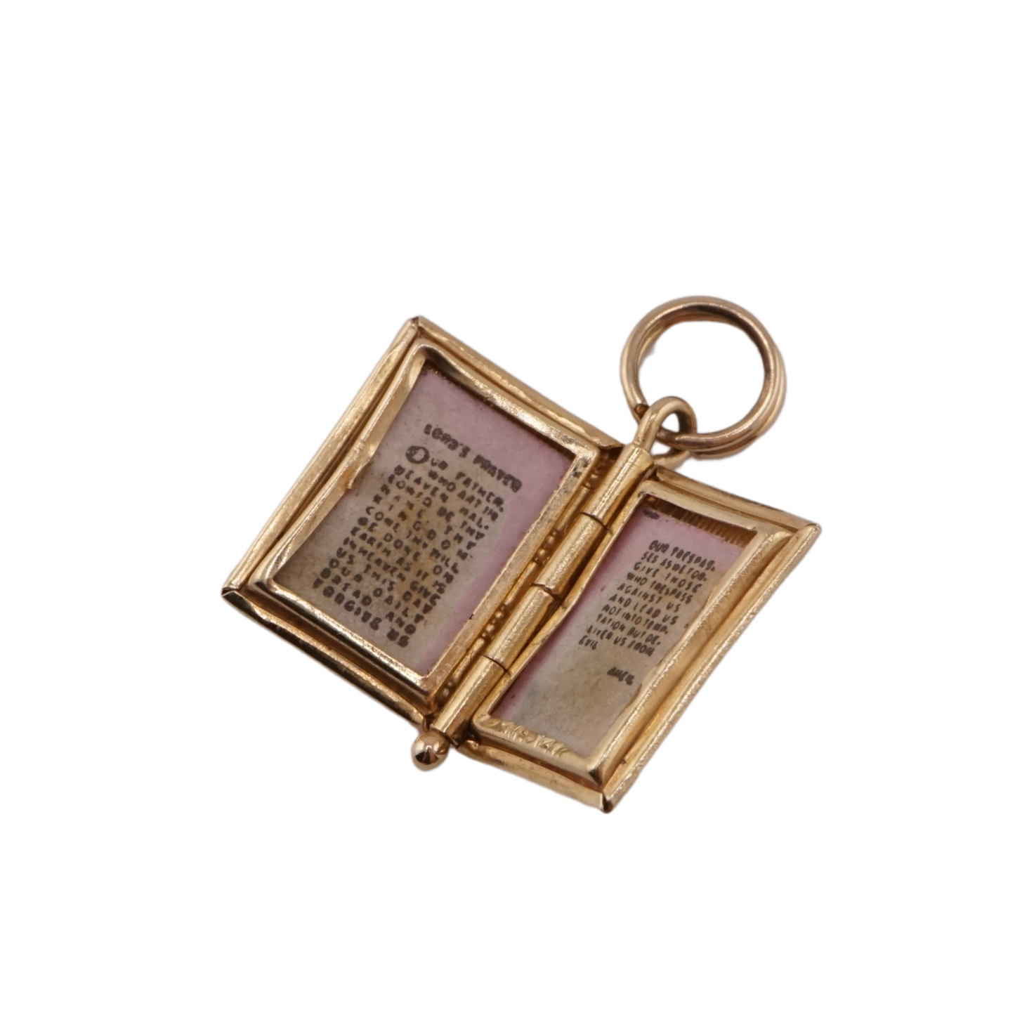 The Lord's Prayer Bible Charm