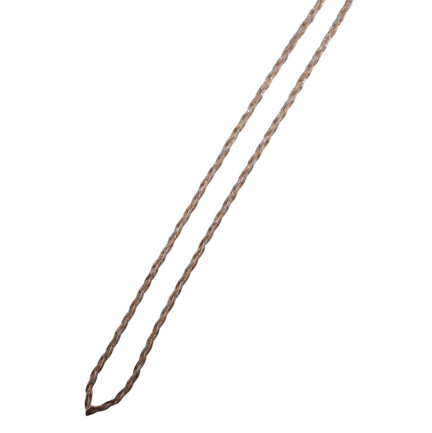 Tri Color Braided Necklace