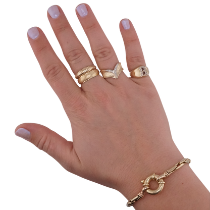 Link with Carabiner Closure Bracelet