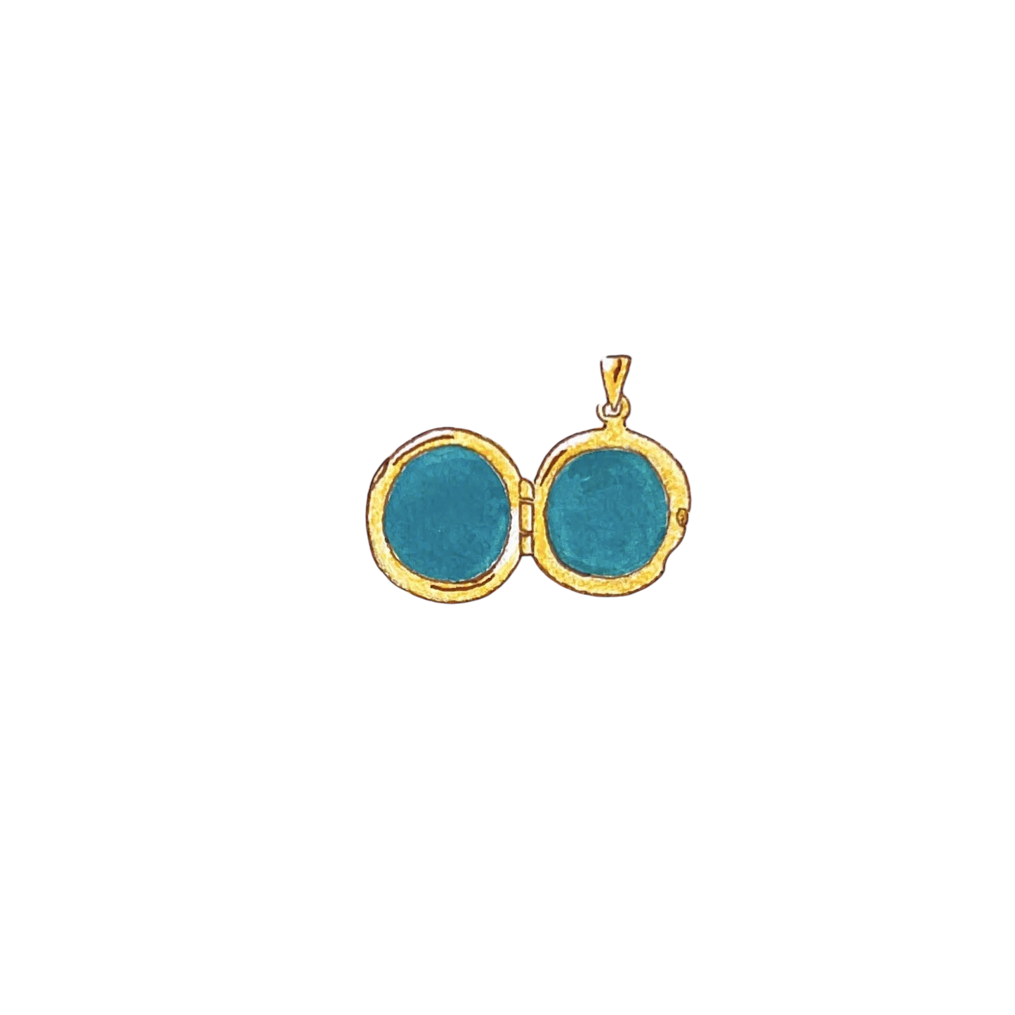 Round Filigree Locket