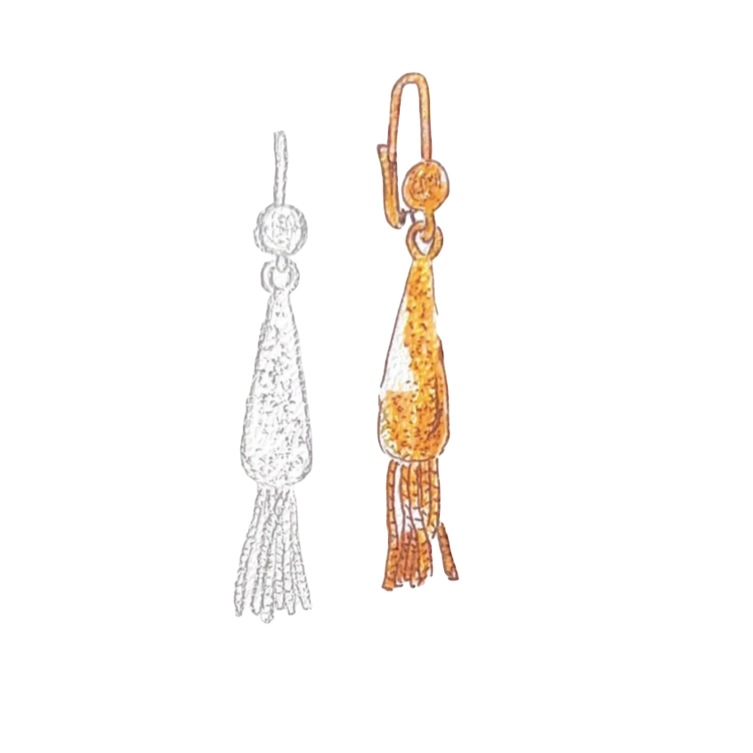 Teardrop Dangle Earrings