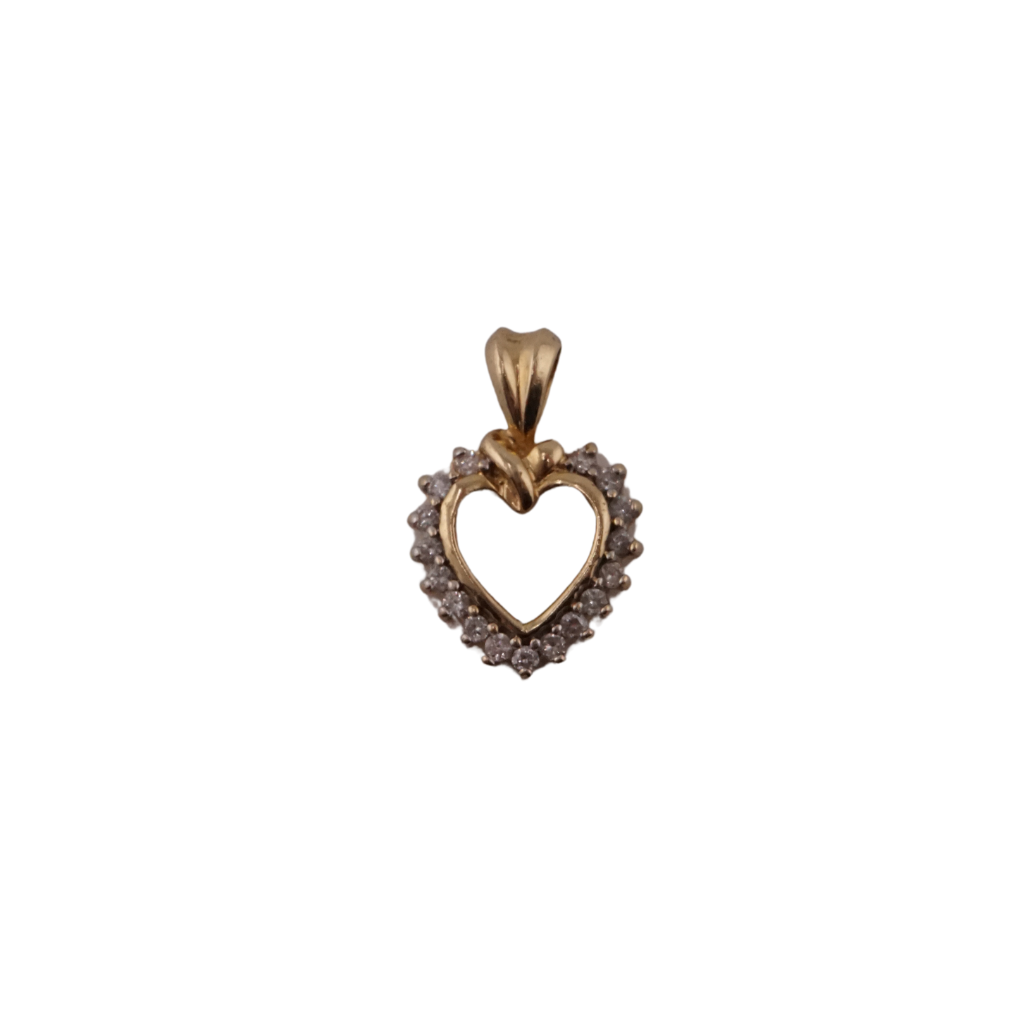 Diamond Heart Charm