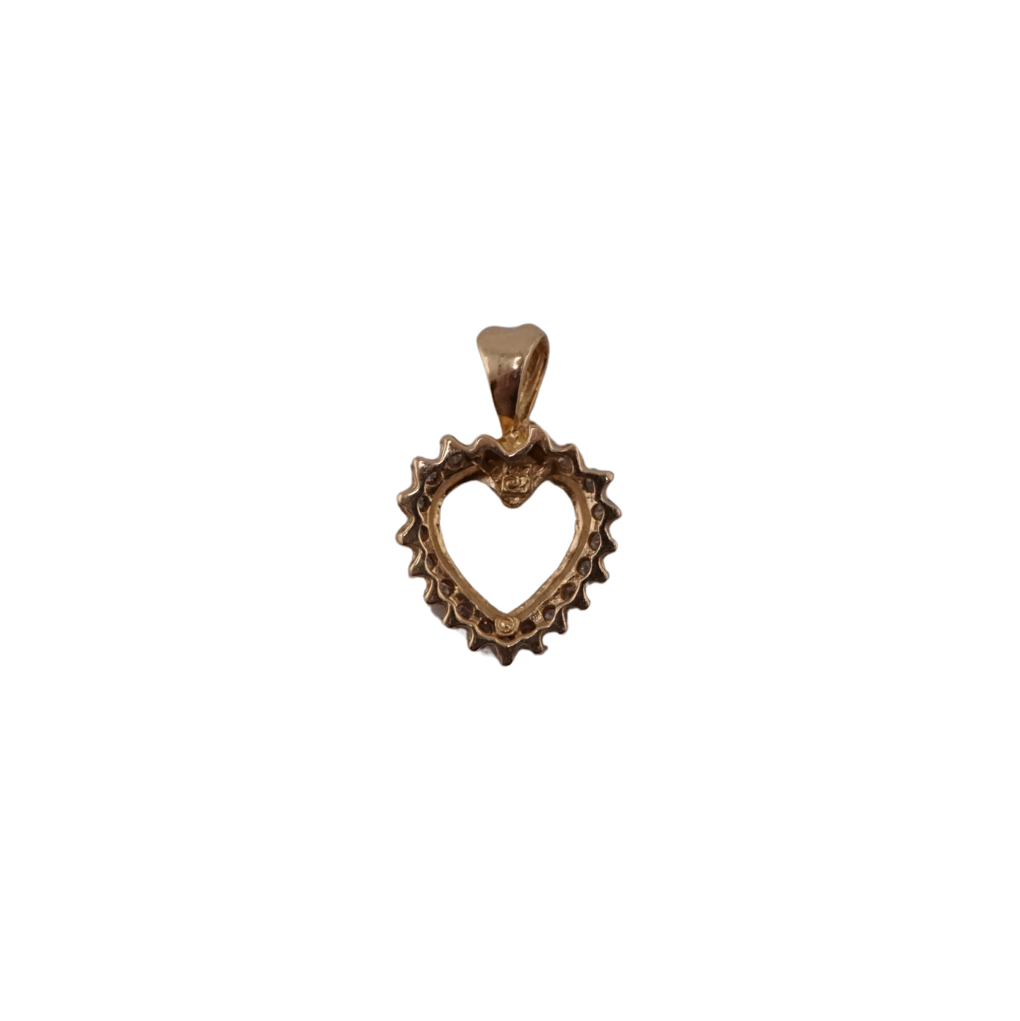 Diamond Heart Charm