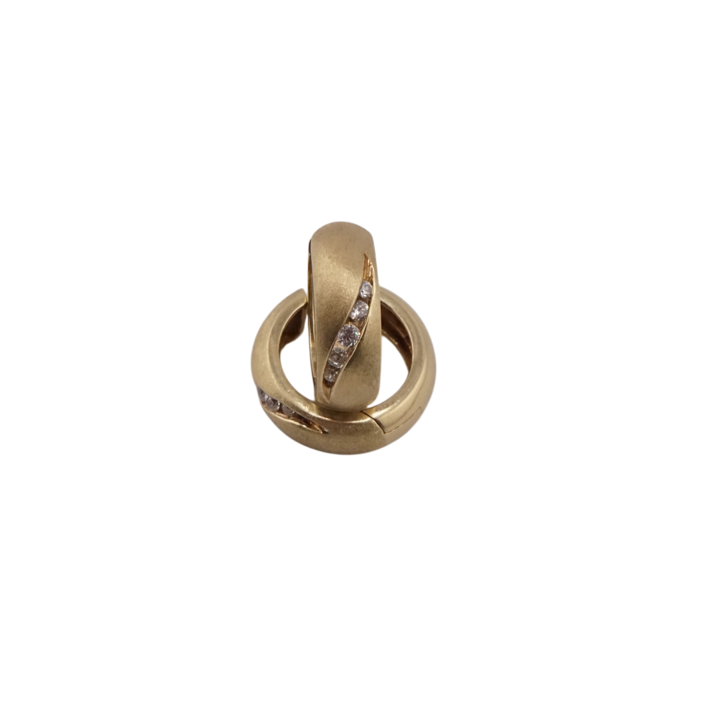 Florentine Diamond Huggie Earrings