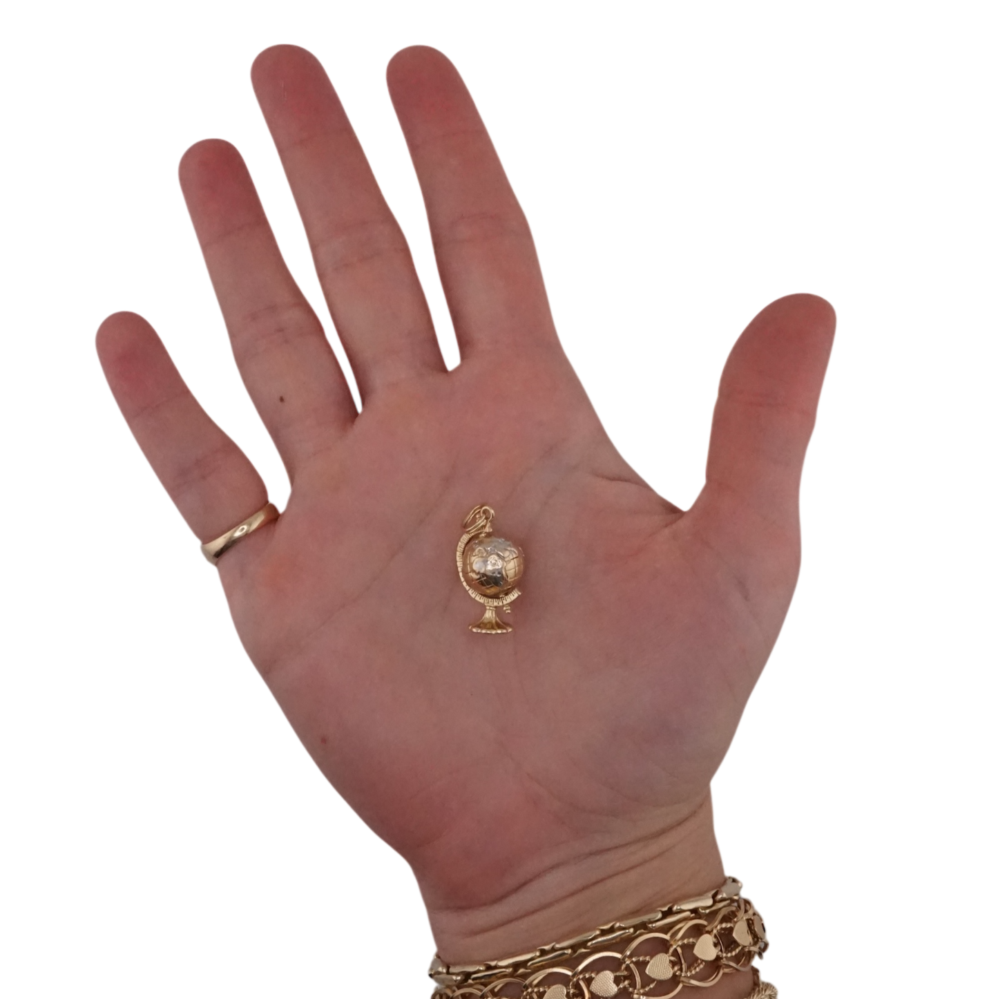Two-Tone Globe Charm