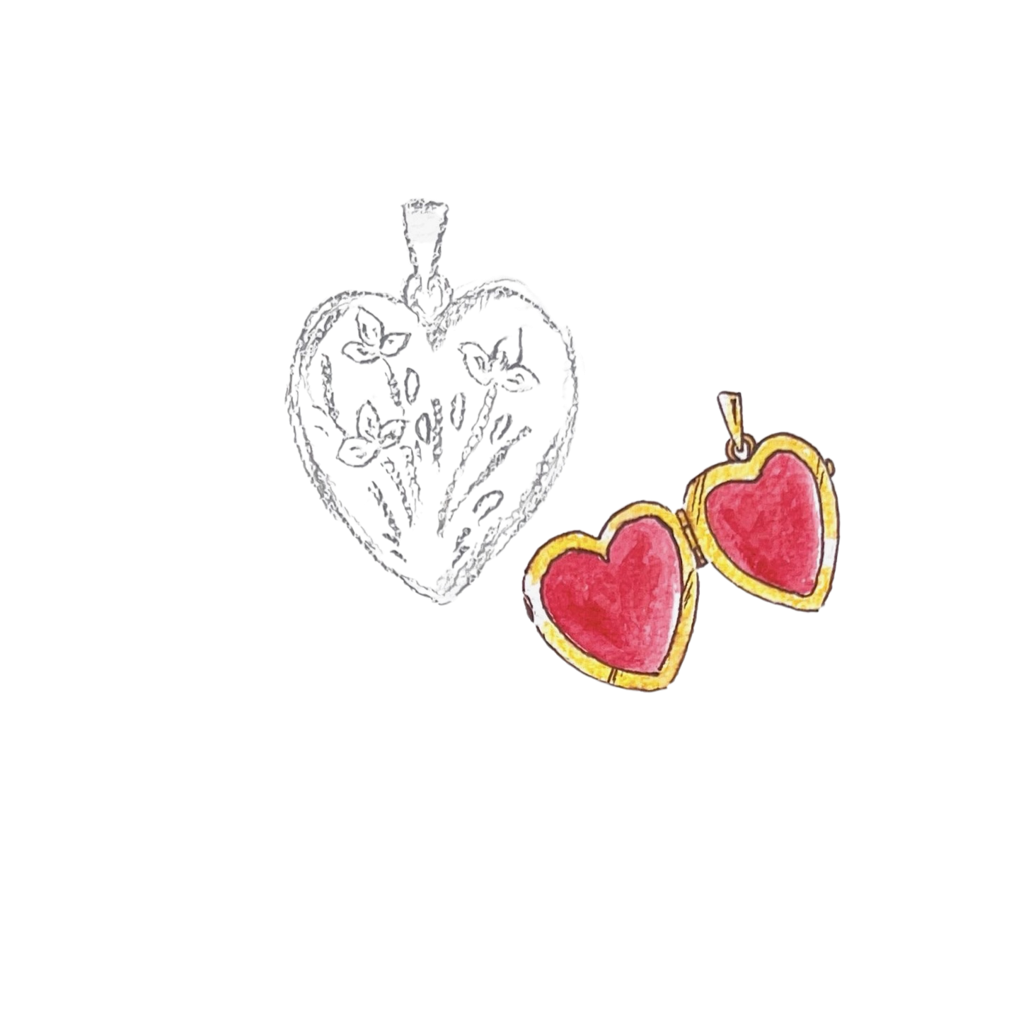 Filagree Heart Locket