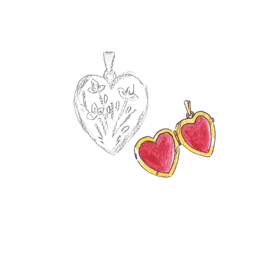 Filagree Heart Locket