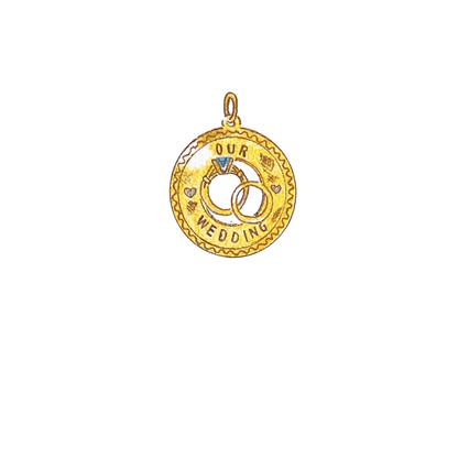 "Our Wedding" Charm