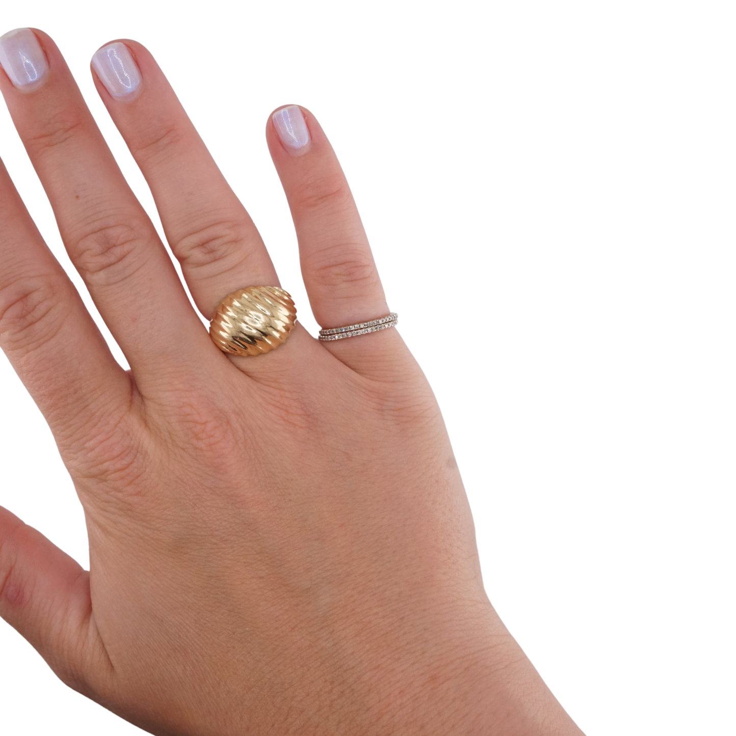 Dome Scallop Ring