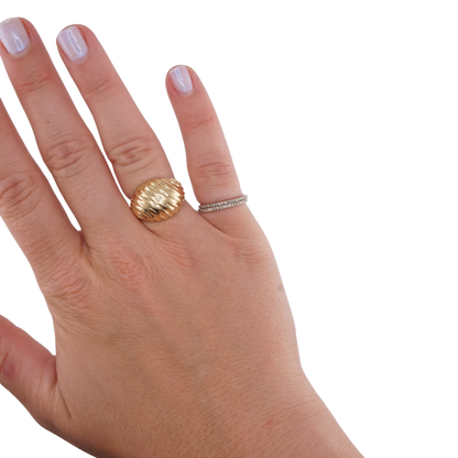 Dome Scallop Ring