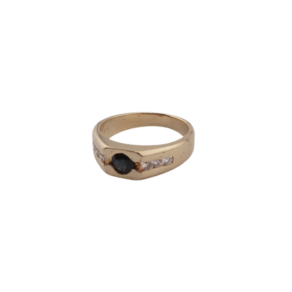 Sapphire & Diamond Ring