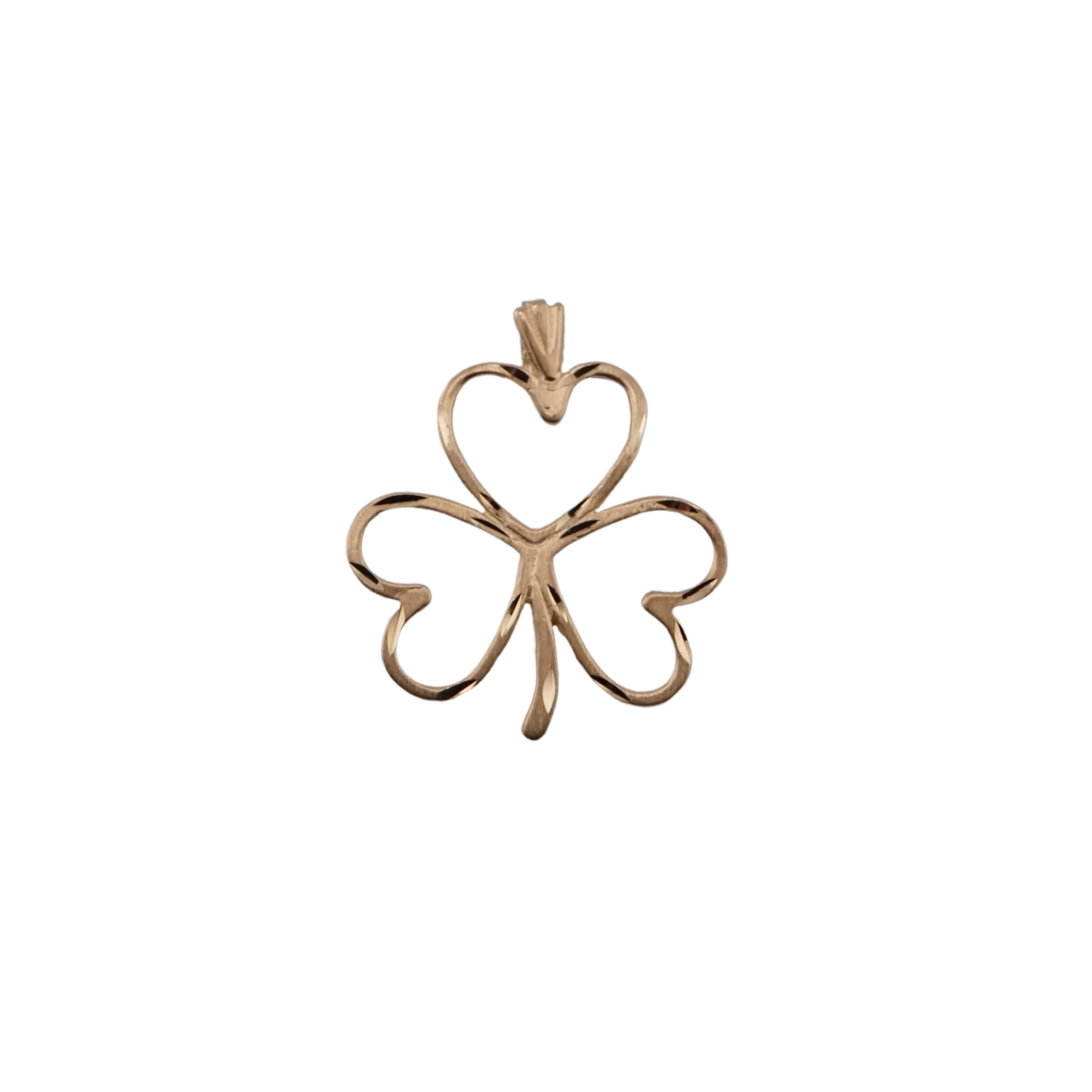 Heart Shamrock Charm