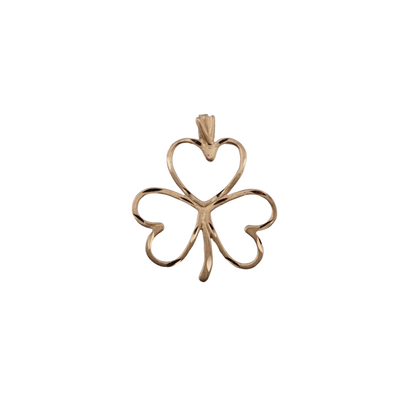 Heart Shamrock Charm