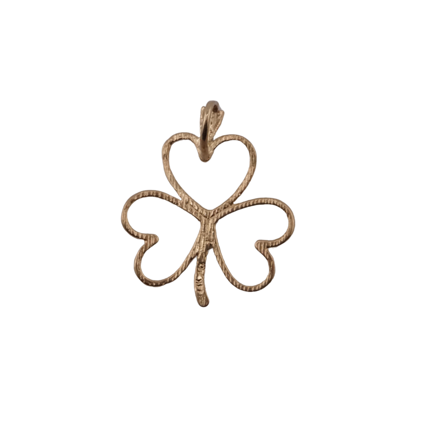 Heart Shamrock Charm