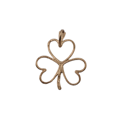 Heart Shamrock Charm