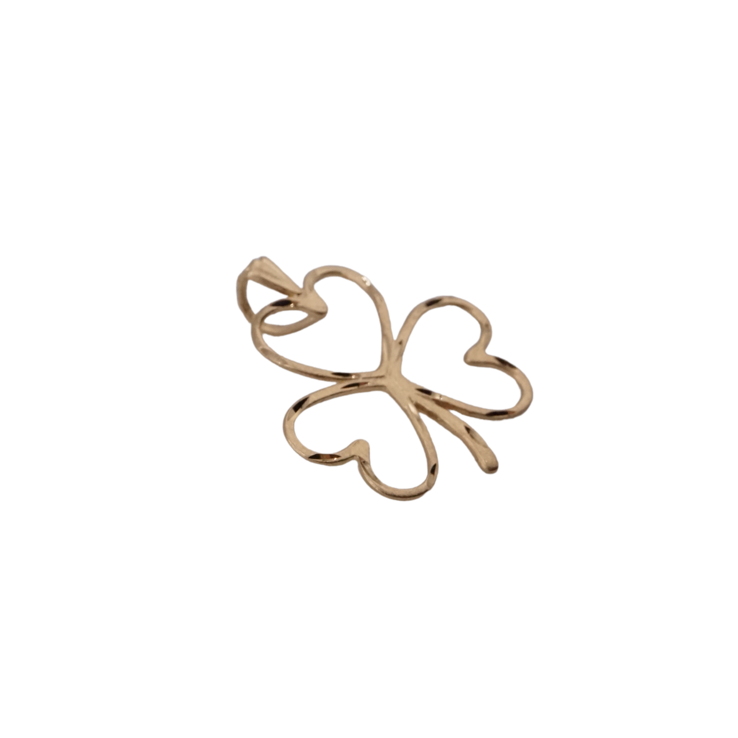 Heart Shamrock Charm