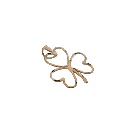 Heart Shamrock Charm