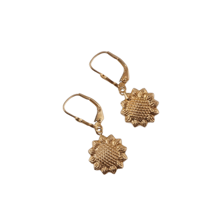 Sunflower Drop Earrings