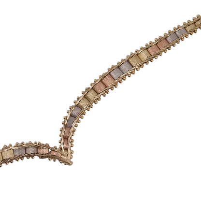 Tri Color Bolla Riccio Bracelet