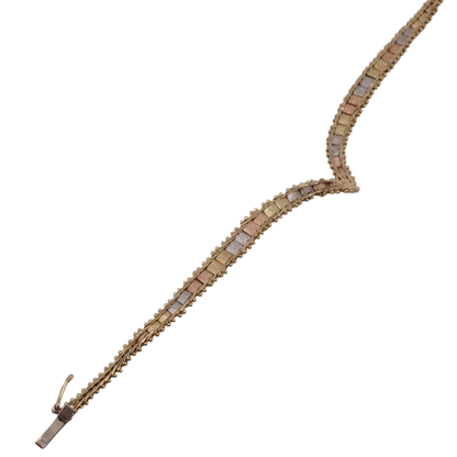 Tri Color Bolla Riccio Bracelet