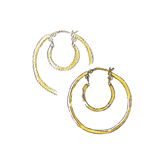 Double Hoop Earrings