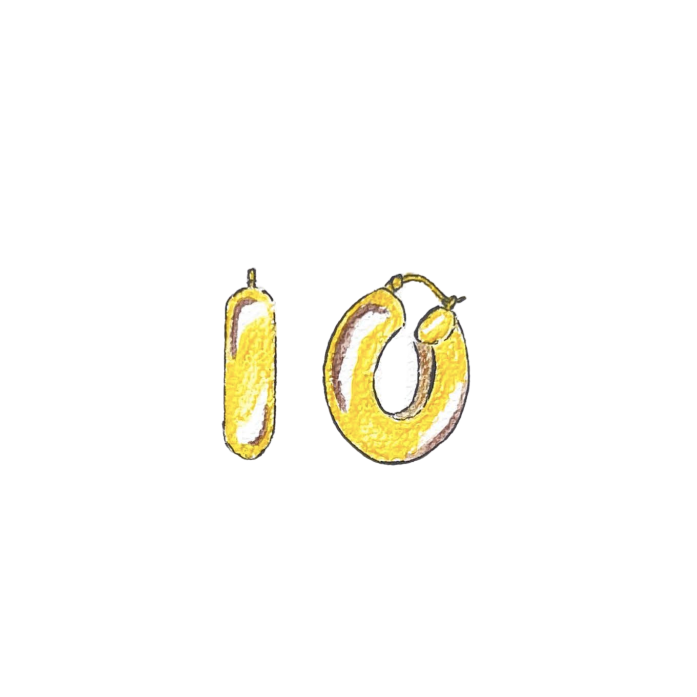 Bubble Tube Earrings