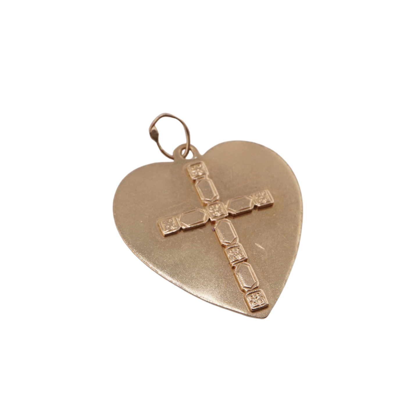 Heart with Cross Charm