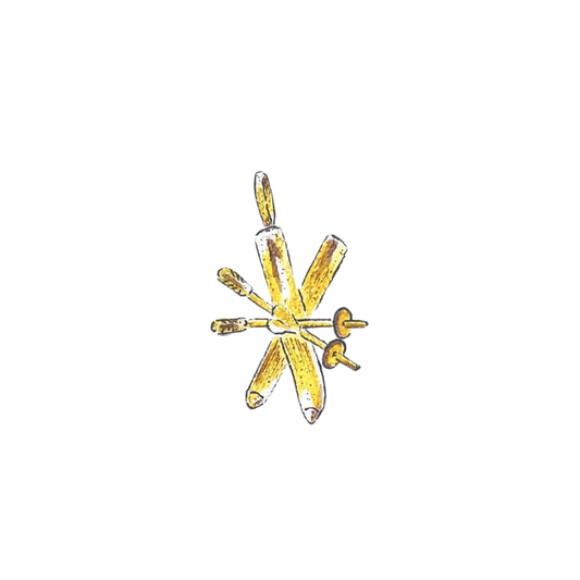 Crossed Ski Charm